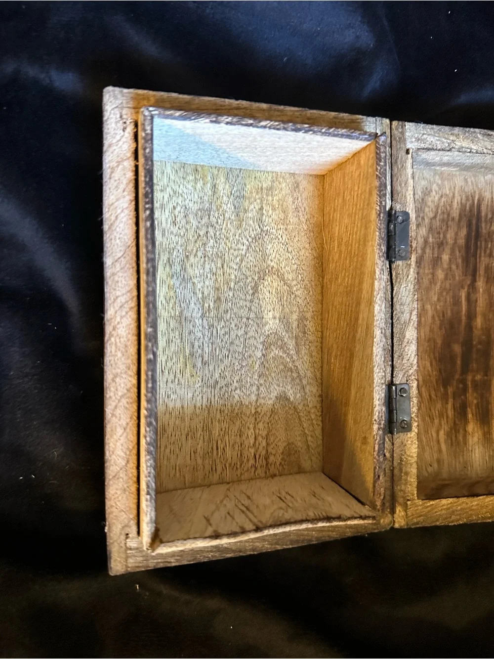 Wooden Storage Box Organizer in Natural Brown - Brand Unspecified
